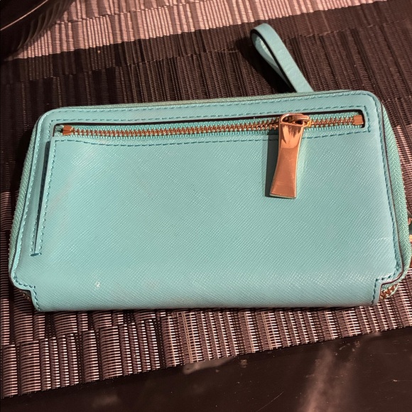Kate Spade Aqua Blue Wristlet - Picture 3 of 5